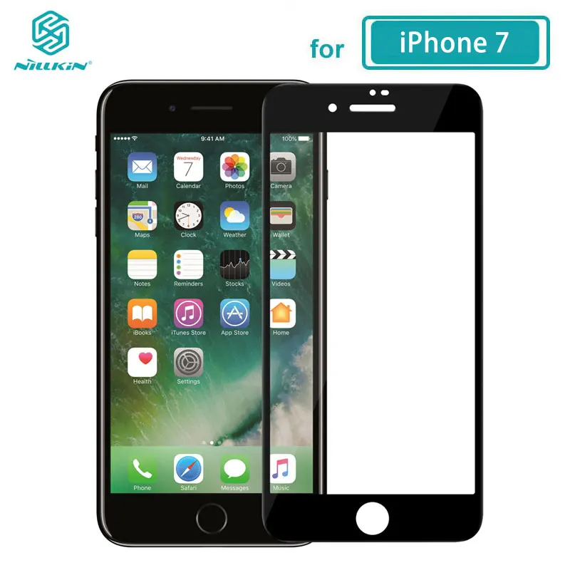 For iPhone 7 Для iPhone 8 Plus стекло Nillkin XD+ антибликовое 3D безопасная защита экрана закаленное стекло для iPhone 7 8 Plus 11 Pro X XS Max XR - Цвет: For iPhone 7