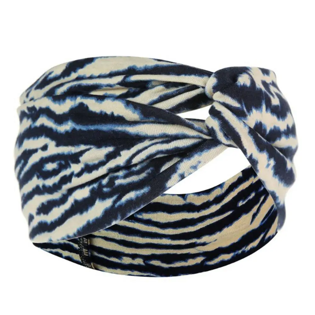

Fashion Leopard Printed Headband Women Panther Criss Head Wrap Ladies Hoop headwear Hair Accessories Cross Knotted Hair Band