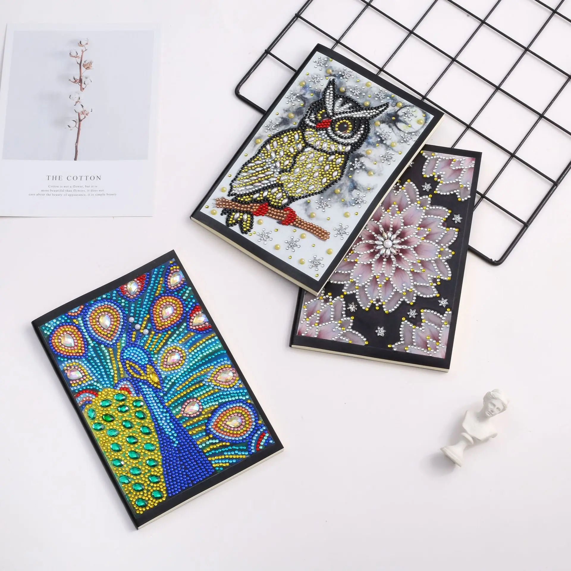 Блокнот сделай сам с совами персональный блокнот из смолы со стразами особой