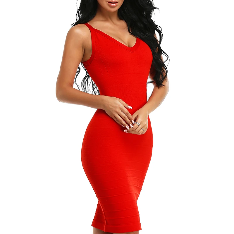 INDRESSME 2020 Новое сексуальное модное женское стрейчевое платье с v-образным вырезом