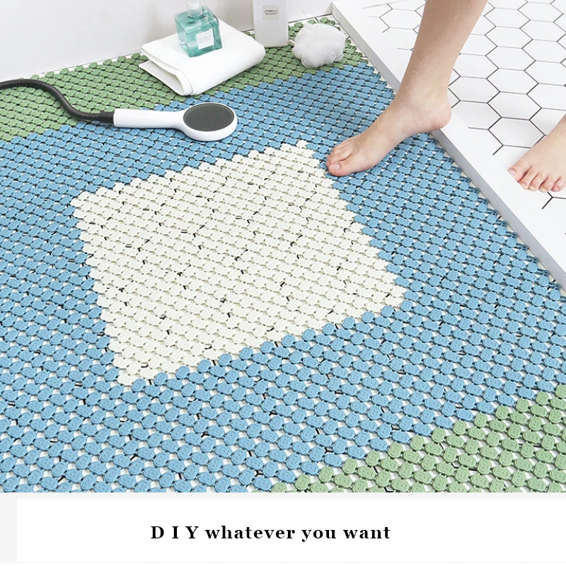 DIY коврик ПВХ ковер для ванной комнаты кухни открытый Противоскользящий 20x20 см