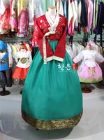 2019 top sale korea imported fabric new improved hanbok stage hanbok fine hanbok hallowen cosplay gift
