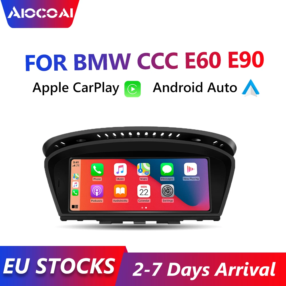 Автомагнитола Apple CarPlay 8 дюйма Android для BMW E60 E90 CCC|Автомагнитолы| |