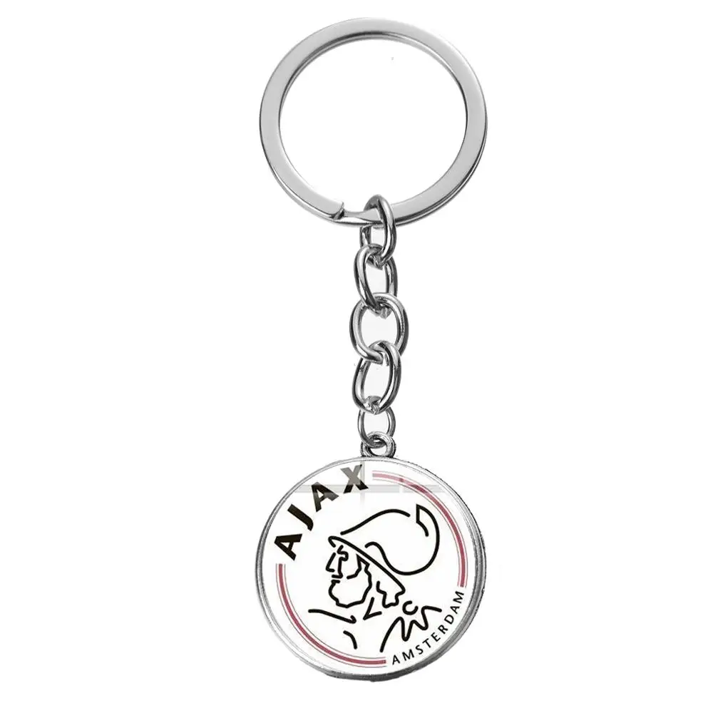 Style 7 SIAN, Новое поступление, Ajax, футбольные лиги, логотип, брелок, футбольный клуб, коллекция, брелок, держатель, безделушки, подарок для фанатов, мужские ювелирные изделия - Цвет: Style 7