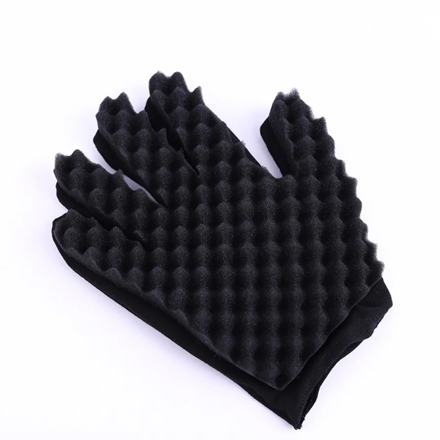 1 шт. губчатые перчатки для завивки волос инструменты укладки щетка черные бигуди
