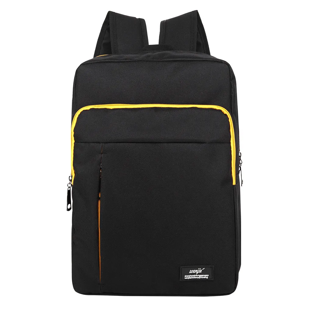 Модный унисекс анти вор рюкзак карамельный цвет холщовый для ноутбука женщин