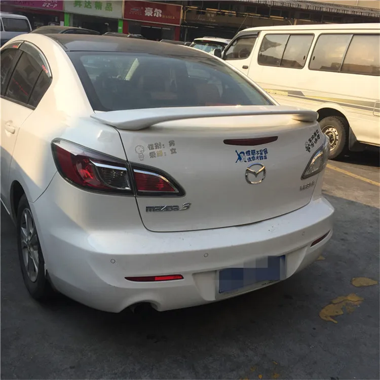 Спойлер для Mazda 3 2006 2013 спойлер автомобилей седан АБС пластик XC цвет заднего