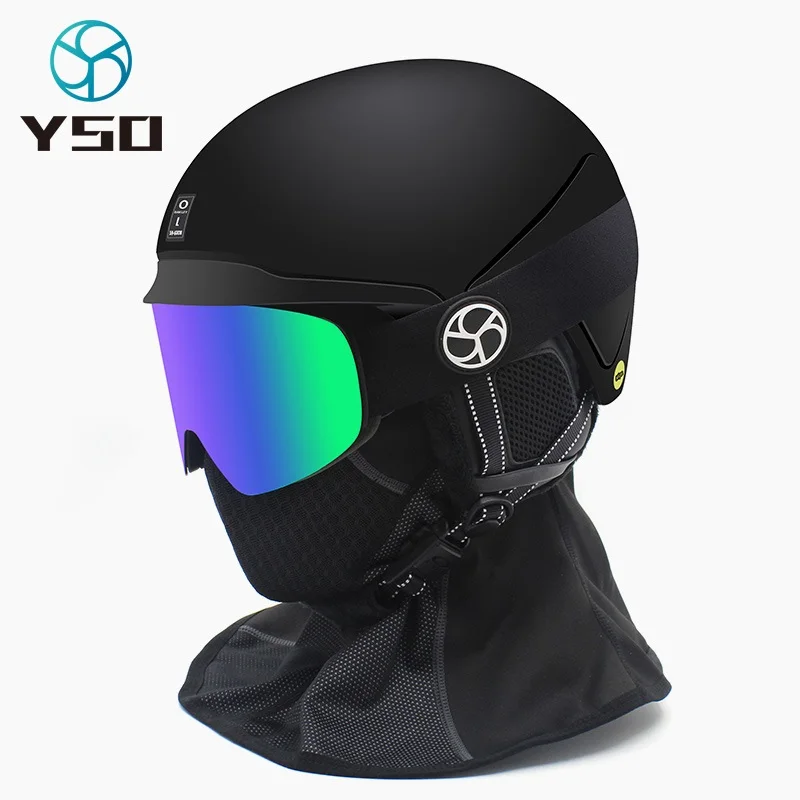 Лыжные очки YSO с магнитной линзой двухслойная противотуманная большая Лыжная