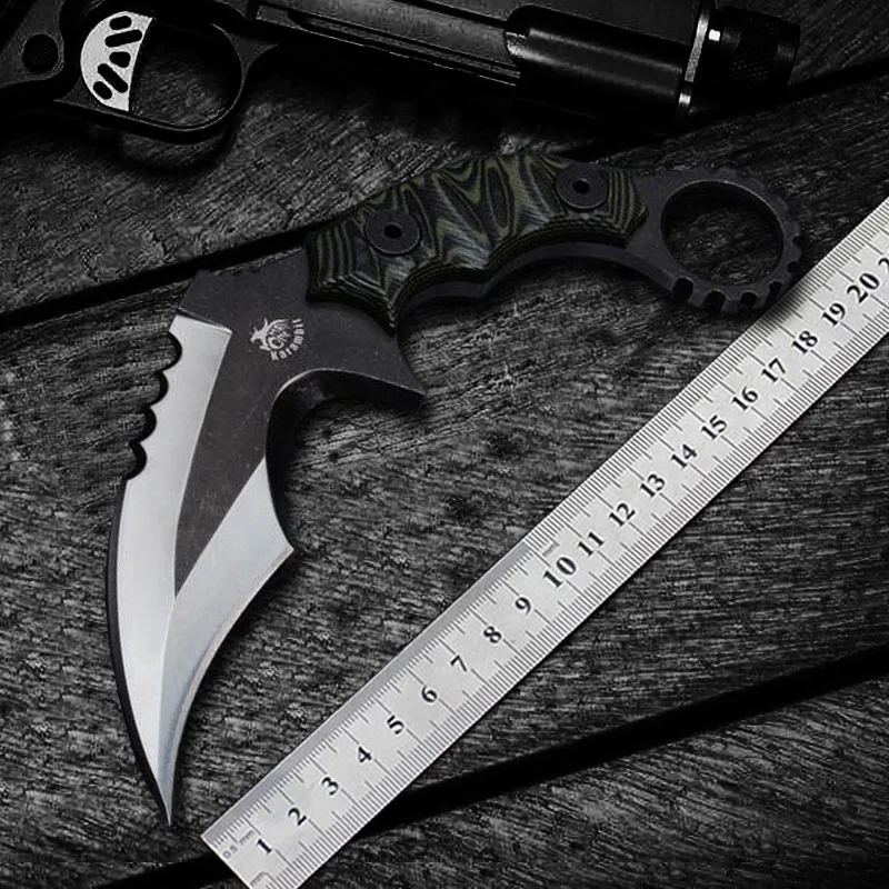 Керамбит Уличные ножи Karambit cs go коготь нож выживания самообороны тактический боевой нож для охоты и кемпинга Рыбалка Карманные Инструменты для повседневного ношения нож охотничий