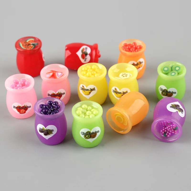 4 шт. слизи очарование фруктовые конфеты консервы Джем Икра кукольный домик