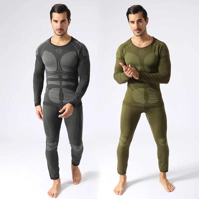 Мужской модный Повседневный Спортивный костюм для мужчин зимний комплект бега