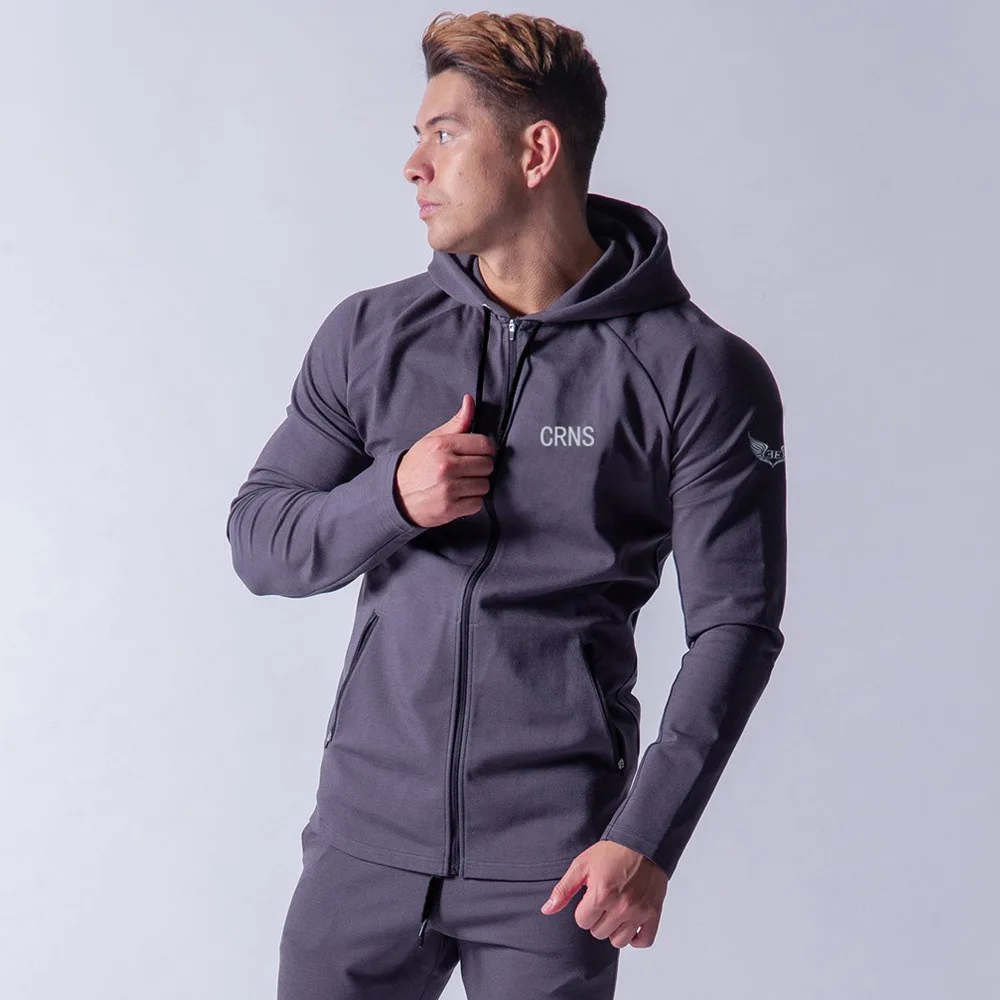 Navy (Hoodie) Худи и штаны комплекты Для мужчин спортивный костюм для бега Спортивная Толстовка Для детей постарше мягкие тренировочные Штаны Спортзал Фитнес Бег Костюмы мужской спортивной одежды из хлопка - Цвет: Navy (Hoodie)