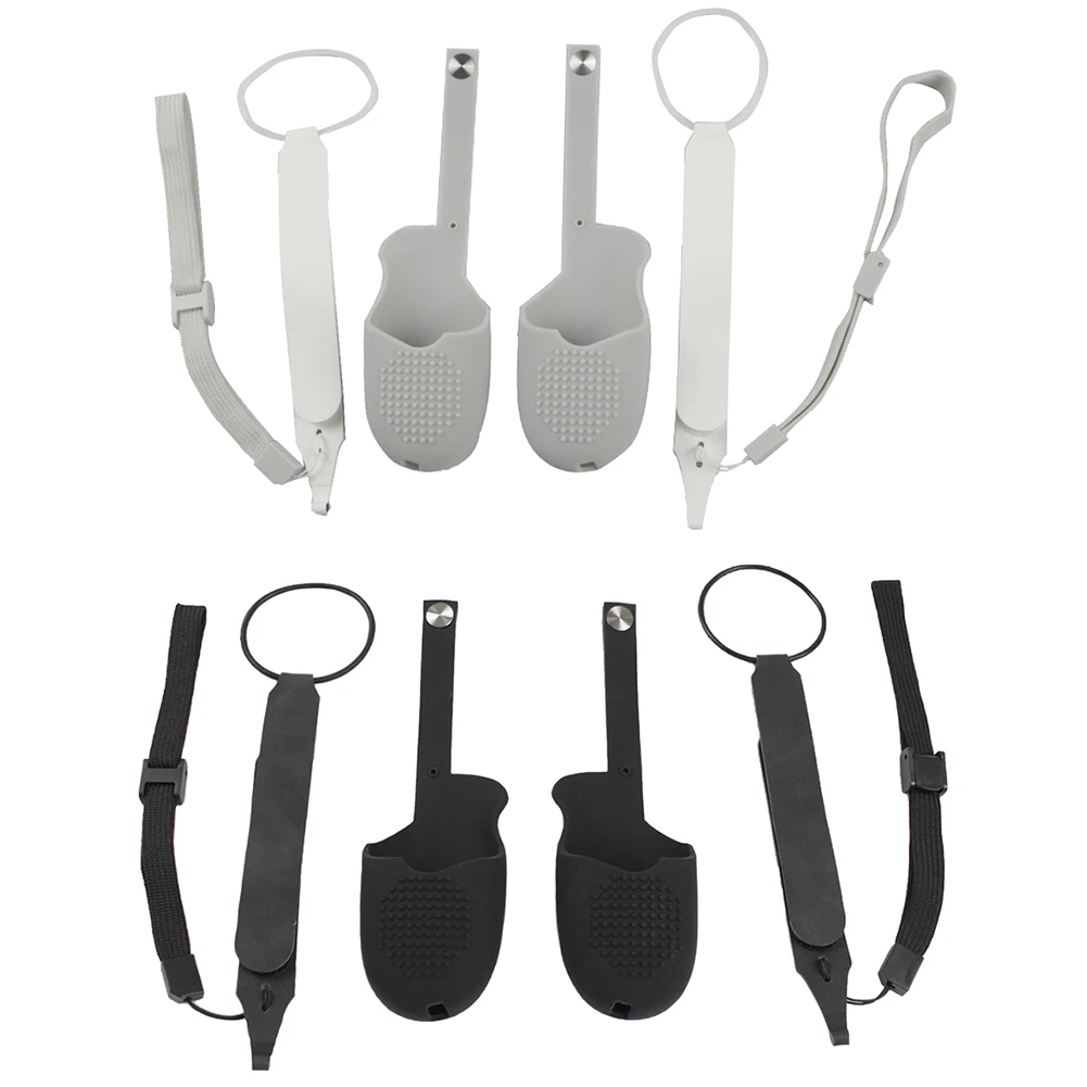 

VR Touch Controller Protective Cover Case with Knuckle Strap Handle Grip for Oculus Quest2 VR Accessories Protective Covers Kit