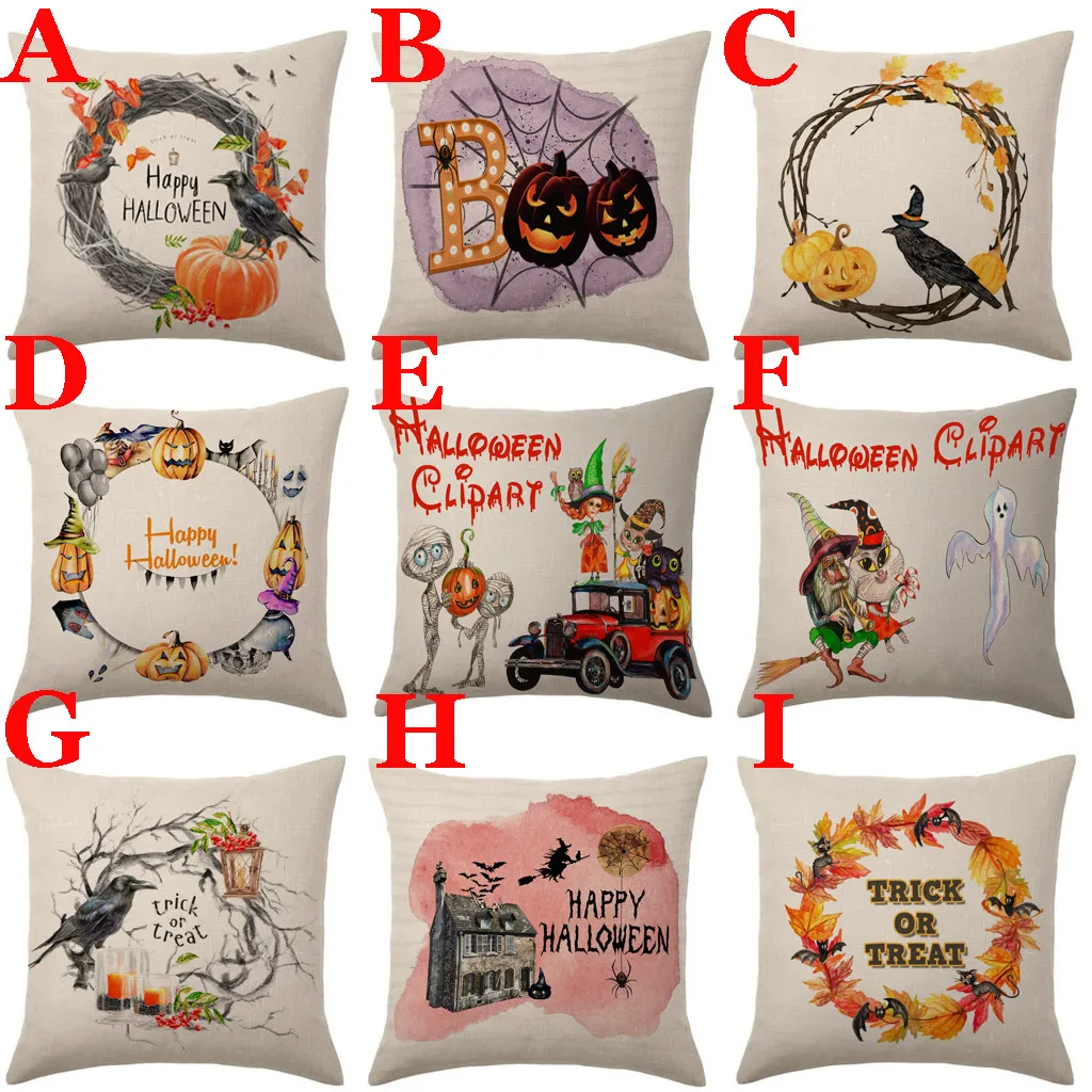 Хэллоуин наволочки для подушки белье диван тыквы призраки подушка покрытие
