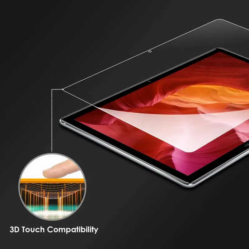 Защита экрана планшета для Huawei T5 10 закаленное стекло Media Pad зеркальная фотография