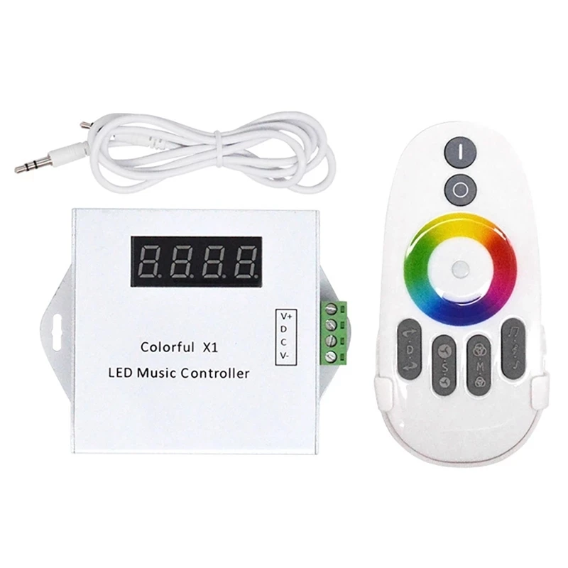 

RF wireless Remote LED Music Controller Touch Voice Radio Frequency Dimmer Backlight Remote Control for 2811/2812 LED Light Bar