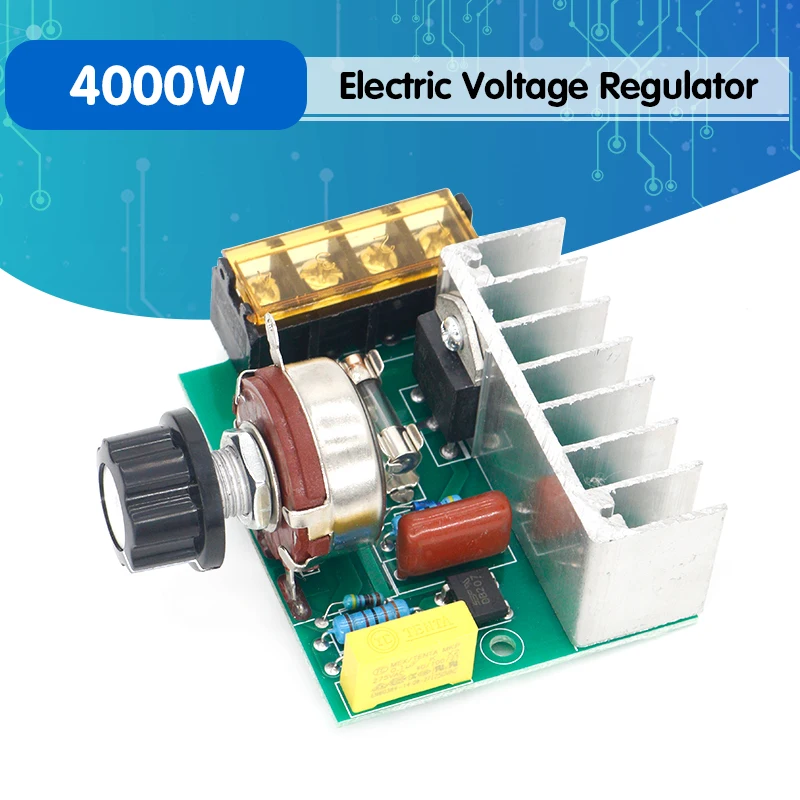 Электрический регулятор напряжения 4000 Вт 0-220 В переменного тока | Электронные