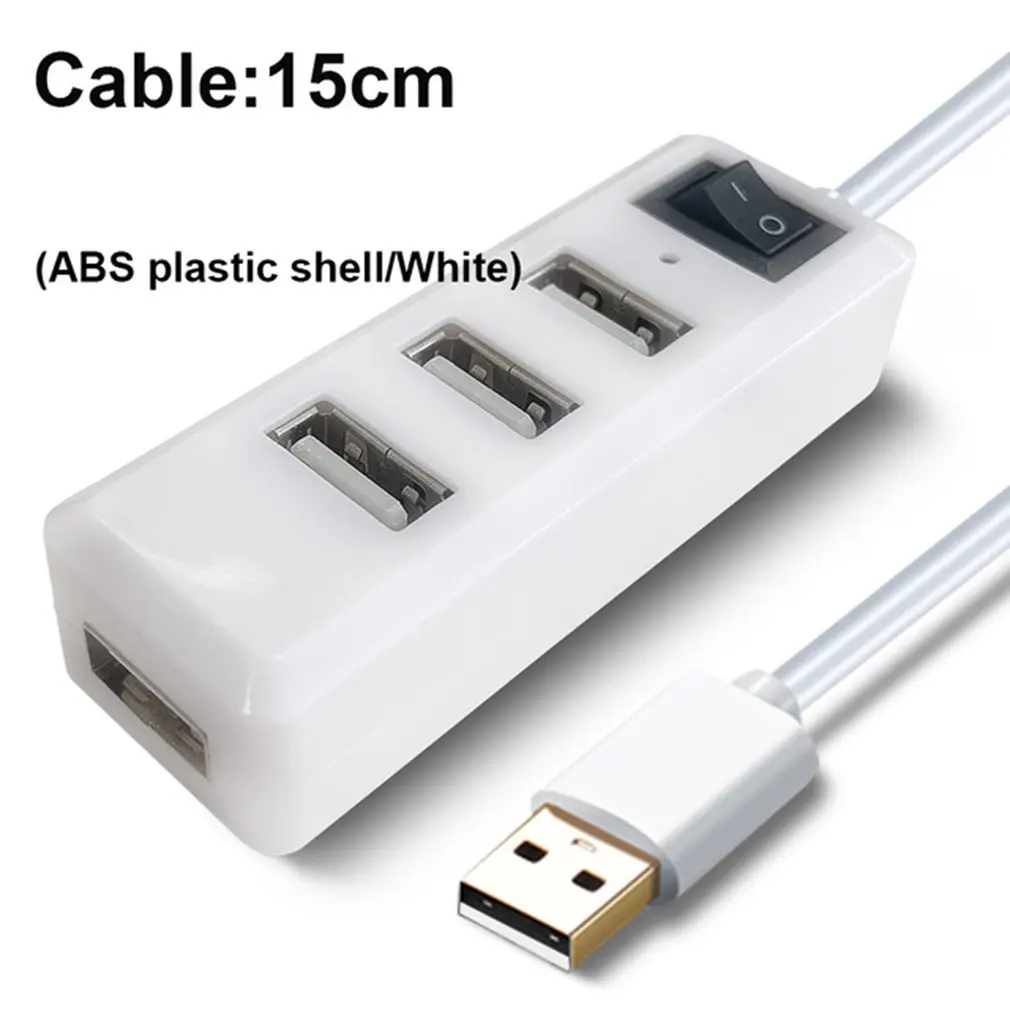 Ультратонкая конструкция с четырьмя портами USB 2 0 и 3 концентратор Plug and Play