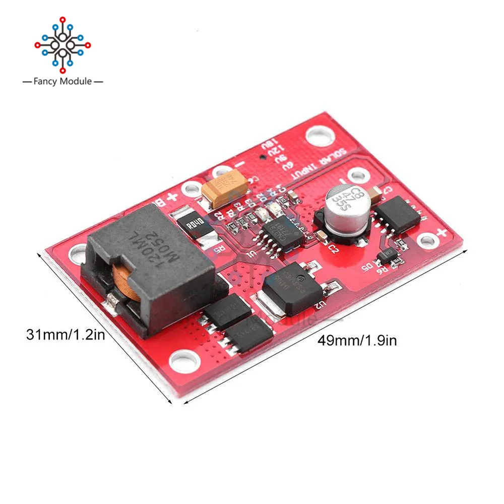 Diymore 1S MPPT контроллер солнечной панели CN3791 6 в/9 В/12 В 3A главный электрик модуль 18650 литиевая батарея Зарядка 3,7 в