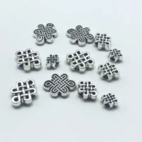 junkang 15pcs chinese knot perforated beads diy handmade necklace bracelet accessories for jewelry making