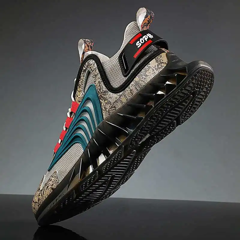 

Mountaineering Man Running Shoes Comfortable Breathable Men's Sneaker Casual Antiskid and Wear-resistant Jogging Men Sport Shoes