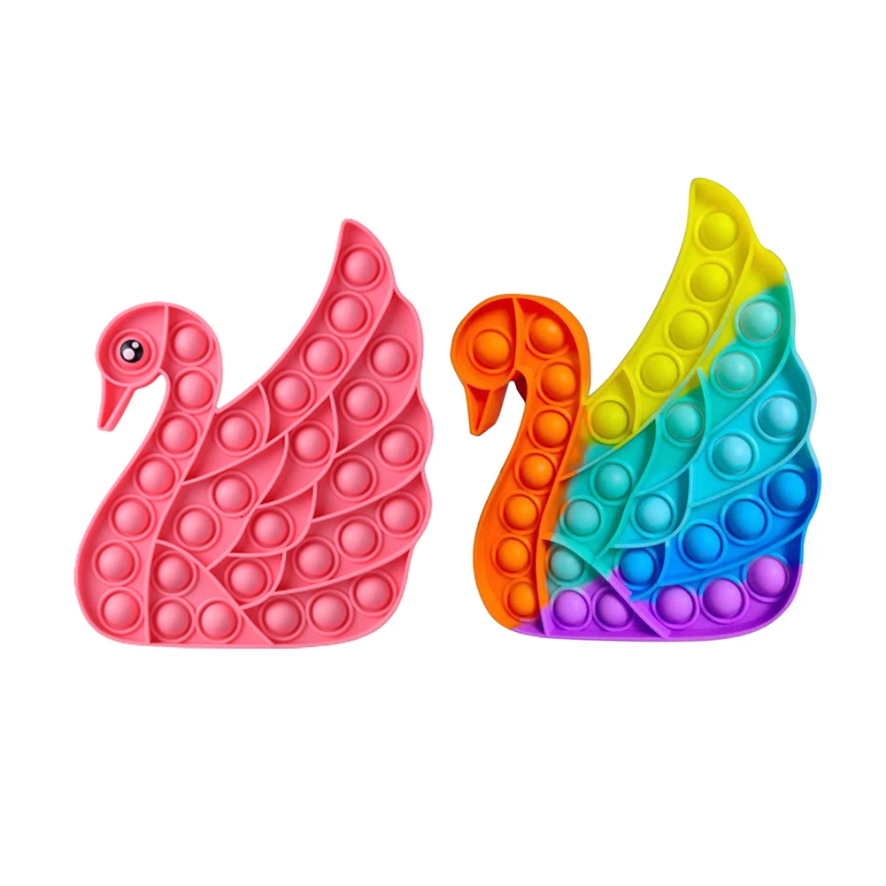 

Силиконовая лебедь-пузырь сенсорная игрушка Расслабляющая развивающая Непоседа аутизм антистресс игрушки дети для снятия стресса у взрос...