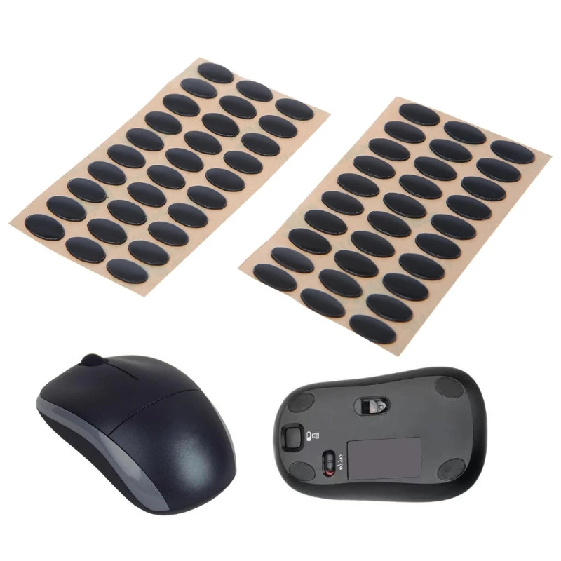 

60pcs Mouse Feet Mouse Skates Pads - for logitech M215 / M310 / M325 Y4UE