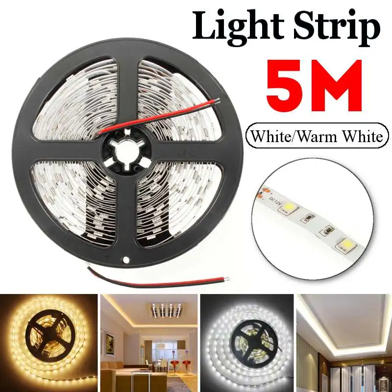 

Гибкая светодиодная лента SMD5050 300, 5 м, 12 В постоянного тока
