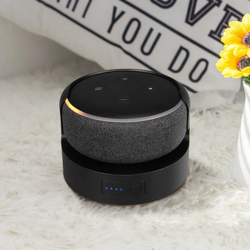 Набор аккумуляторов для Echo Dot 3rd база аккумулятора 3 держатель портативное
