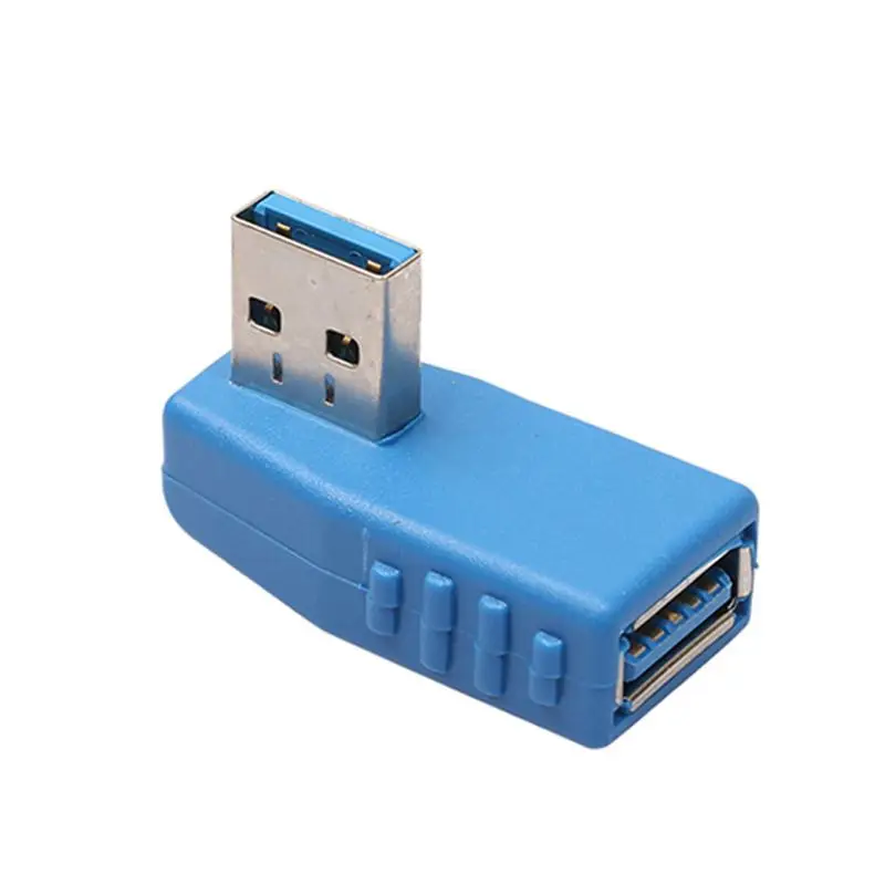 2-Pack Супер Скоростной USB 3 0 Вертикальный левый угол и правый адаптер папа к