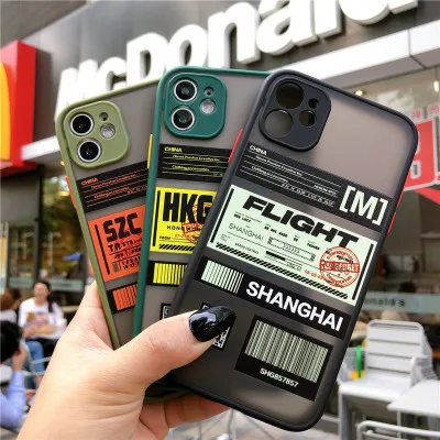 

Модный крутой термополиуретановый противоударный чехол для iPhone 11 12 Pro xs Max 6 6S 7 8 Plus X XR 12 Mini Camera Lens Protective бампер