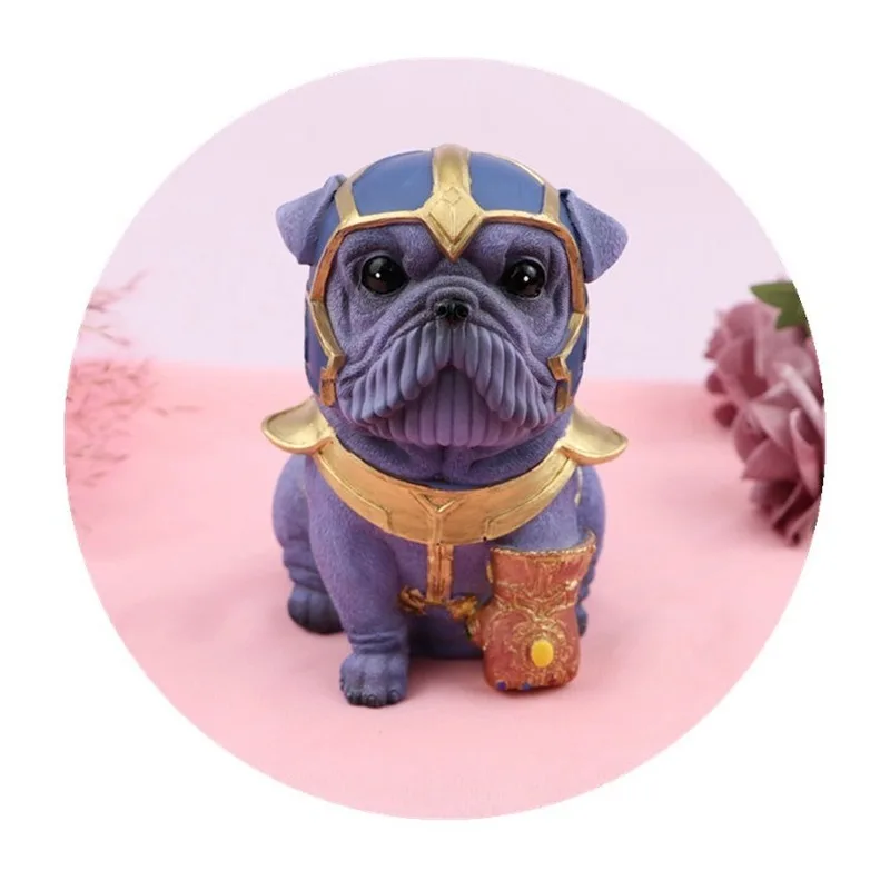 

European and American Style Cute Pet Dog Piggy Bank Piggy Bank Decoration Home Decore Living Room Decoration Resin Charms