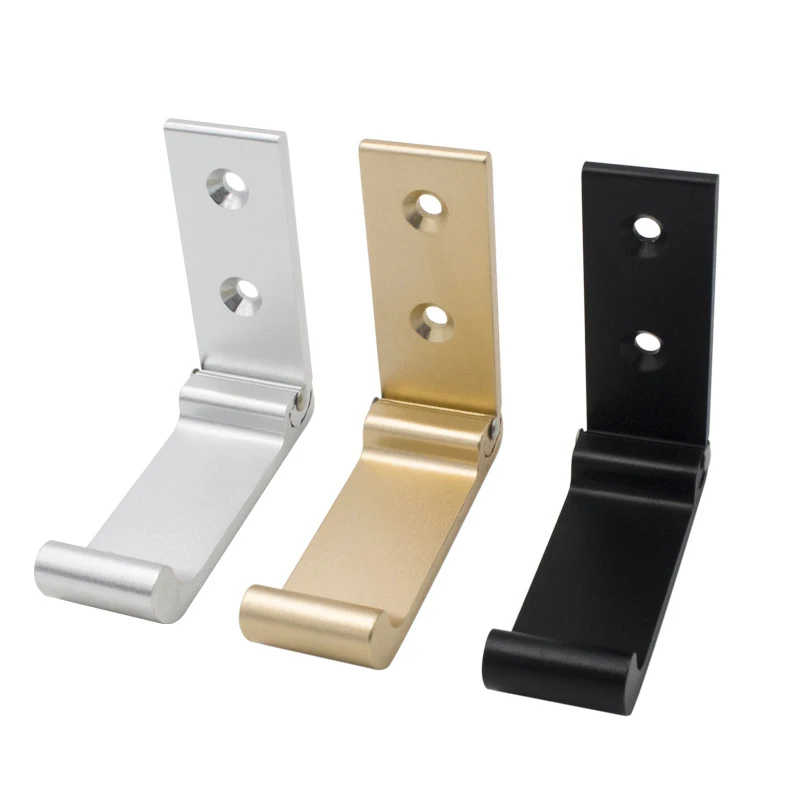 Складной крючок для одежды с круглой головкой креативный из сплава без отверстий