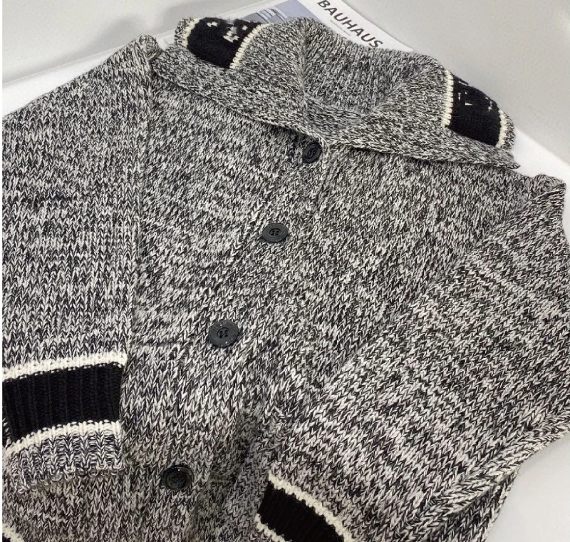 

113157 Autumn Winter New Fashion Classic Letter Logo Design Trendy Brand Luxury Casual Versatile Knitted Sweater Women D1