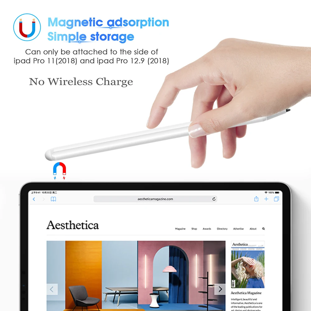 Стилус GOOJODOQ для apple pencil 2 1 для iPad 9,7 Pro 11 12,9 Air 3 10,5 10,2 Mini 5 стилус для планшета