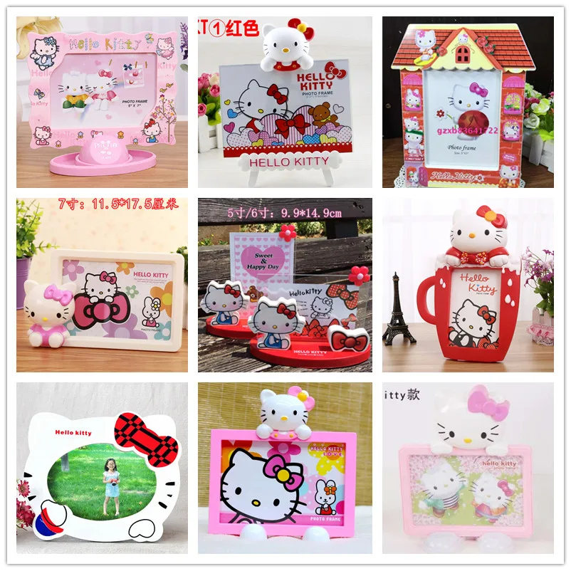 Рамка для фотографий с мультяшным котенком подарок девушек фоторамка из смолы