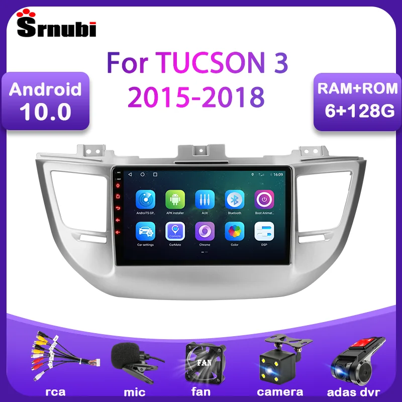Автомобильная магнитола 9 &quotAndroid 10 для Hyundai Tucson 3 2015 2016 2017 2018 мультимедийный
