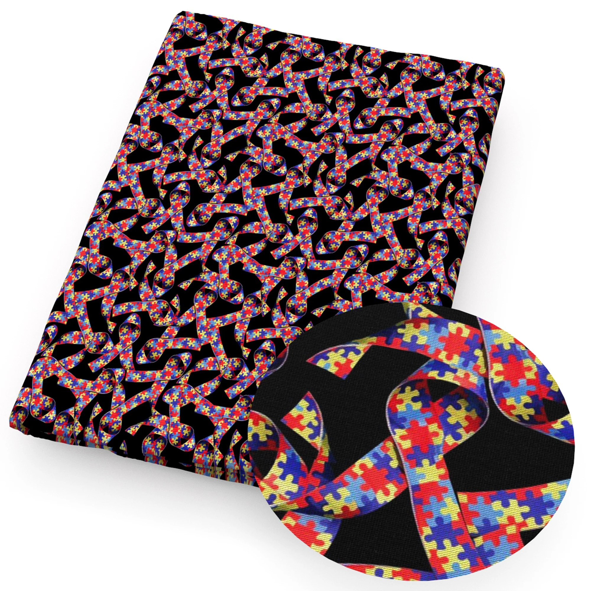 Рукоятки с аутизмом и кровью 100% чистый или полиэфирный хлопковый материал