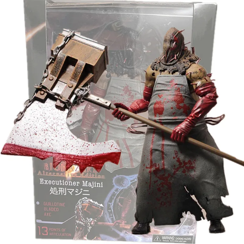 

18 cm NECA Figure Biohazard Executioner Majini Action Figure PVC Toy Horror Halloween Gift For Kids