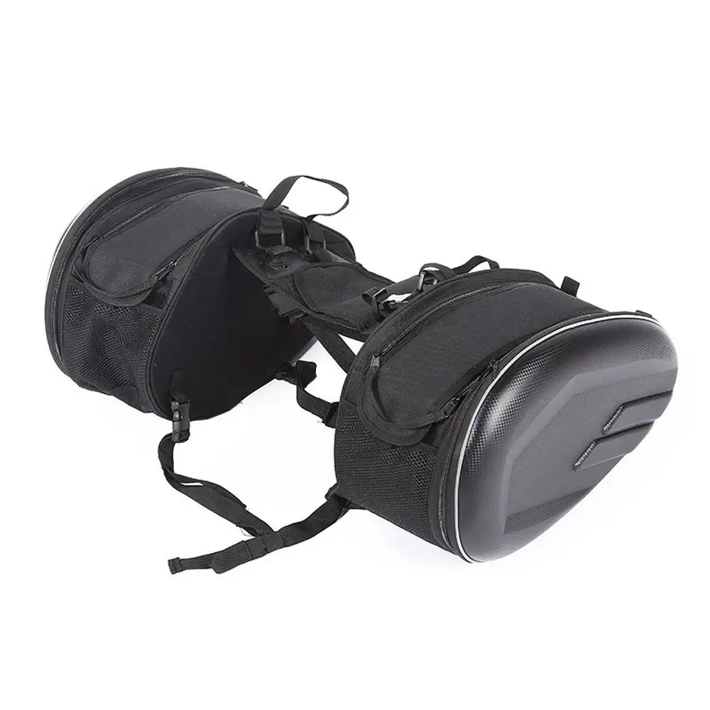 

Universal Motorcycle Saddlebags Waterproof Large Capacity Helmet Travel Bag Suitcase Saddlebags Raincoat Plastics Travel Luggage