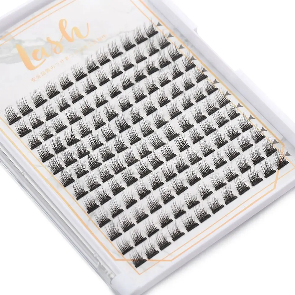 

1 коробка 12/14/16 мм ласточкин хвост сегментированные ресницы Индивидуальные ресницы C изгиб объем драматические ресницы Инструменты для нара...