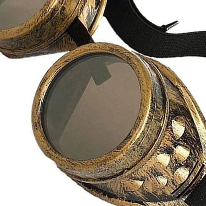 

4 Pcs Retro Vintage Victorian Era Steampunk Goggles Glasses Welding Punk Sunglasses