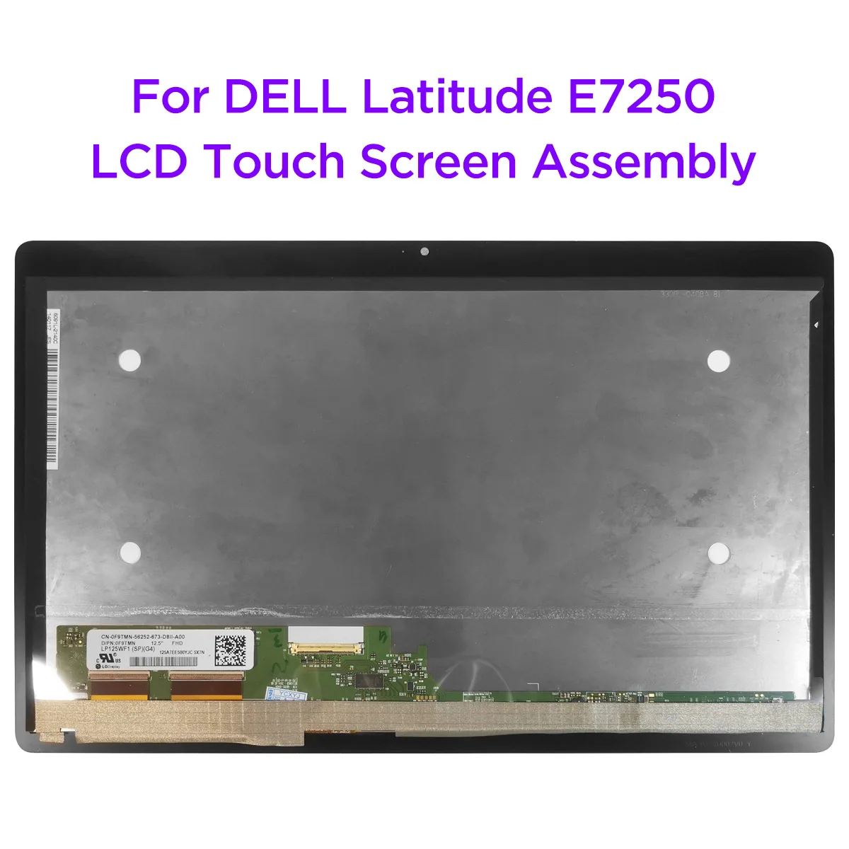 ЖК-экран 12 5 дюйма с сенсорным дигитайзером в сборе рамкой для DELL Latitude E7250 E7270