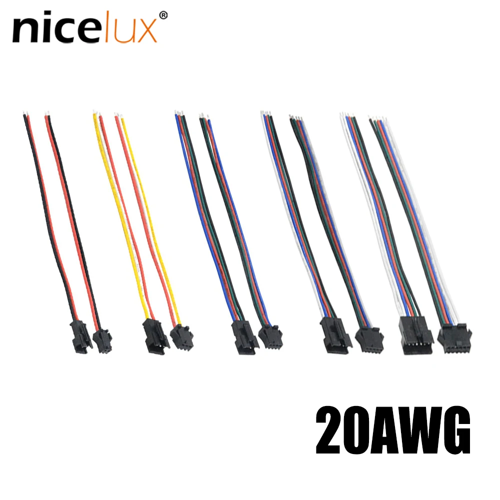 5 пар 20AWG провода 2pin 3pin 4pin 5pin 6pin JST разъем 15 см мужской женский кабель для