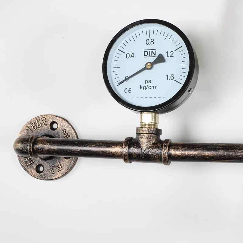 Креативная американская сельская промышленная лампа для кафе и бара настенная