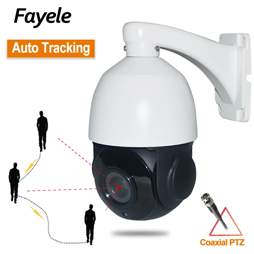 

CCTV Security HD 1080P Auto tracking PTZ Camera AHD CVI TVI CVBS Analog 4in1 Speed Dome Camera 30X Optical Zoom IP66 Waterproof
