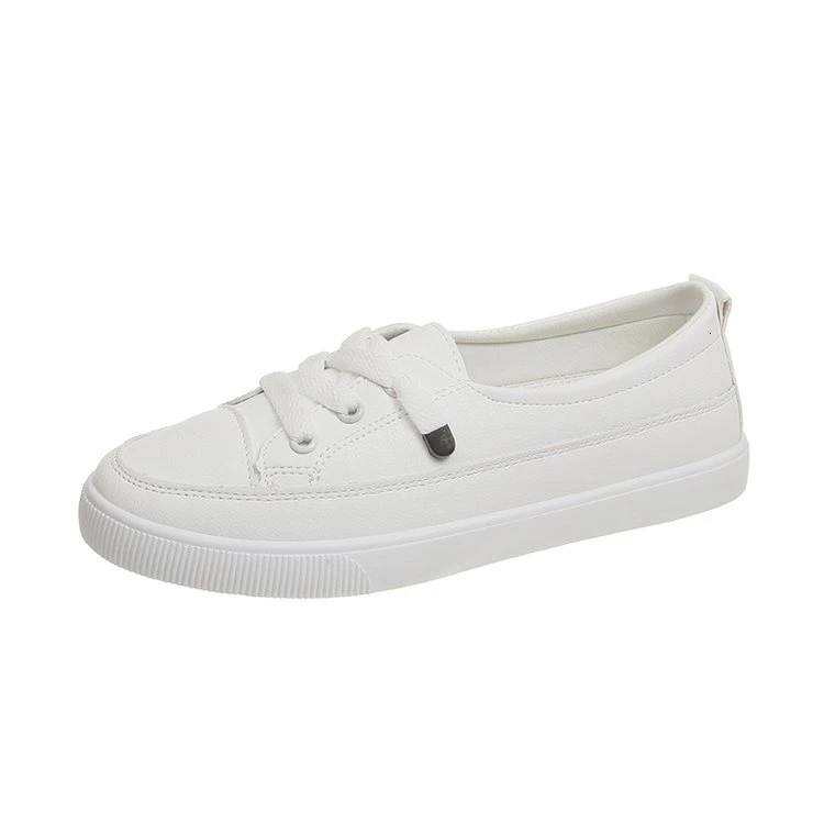 

Autumn women's shoes fashion new women's PU leather shoes women's breathable lovely flat sole casual shoes white sports shoes