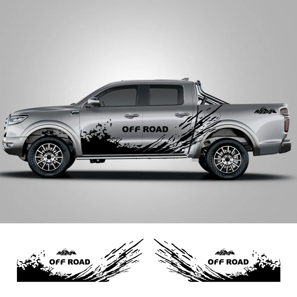 

Pickup Door Side Decals For GWM Poer Pao Wingle Great Wall Car Stickers Truck Vinyl Film Decor Covers Auto Tuning Accessories