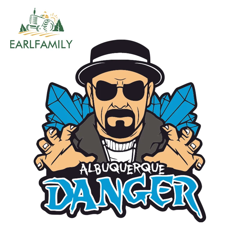 EARLFAMILY 13 см x 12 3 мультяшный разбивающий плохой опасность виниловый стикер