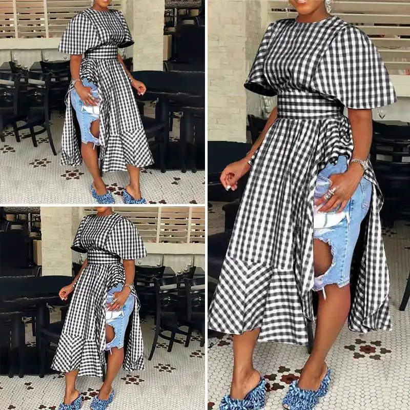 Женские богемные Топы VONDA повседневные свободные винтажные вечерние рубашки в